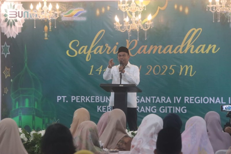 Di Safari Ramadan Kebun Sarang Giting, Bupati Sergai Tekankan Pentingnya Silaturahmi dan Ukhuwah Islamiyah