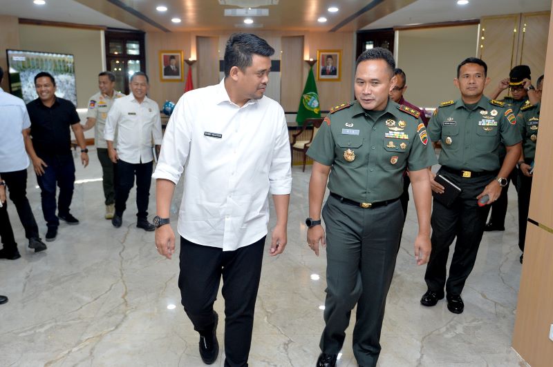 Gubernur Sumut Bobby Nasution dan Pangdam I/BB Bahas Kolaborasi Pembangunan Daerah