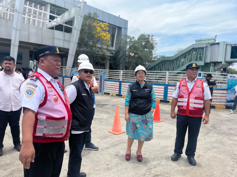 H-7 Lebaran, EGM PT Pelindo Regional 1 Belawan Pantau Arus Mudik di Terminal Penumpang Bandar Deli