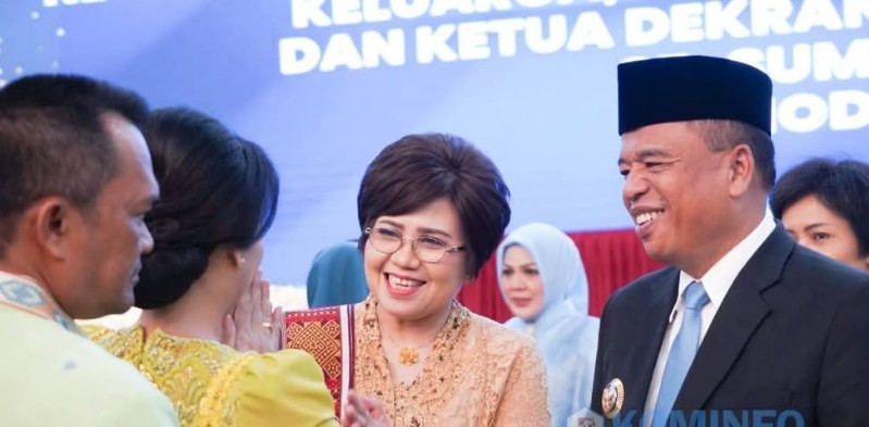 Kahiyang Ayu Lantik Ny. Roswitha Antonius Ginting Jadi Ketua TP PKK, Tim Pembina Posyandu, Dekranasda Kabupaten Karo