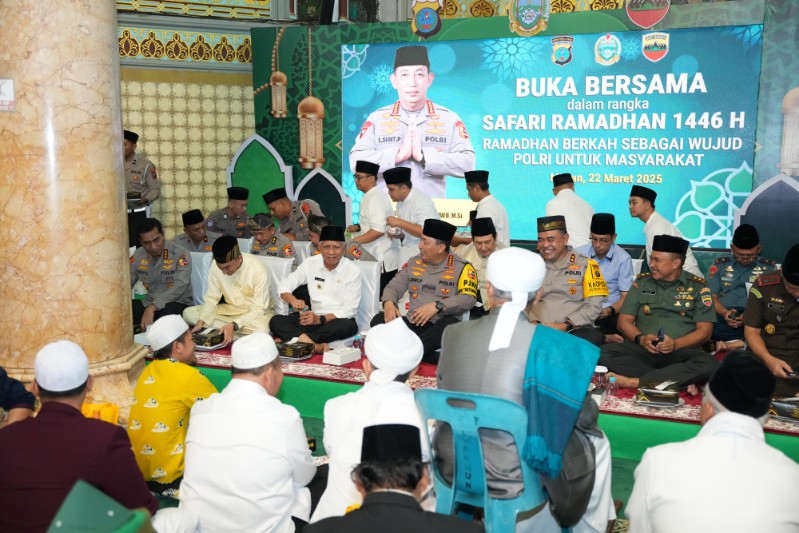 Pemprov Sumut Perkuat Sinergi dengan Polri, Safari Ramadan Kapolri Jadi Momen Strategis