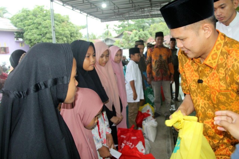 Santunan Anak Yatim di Lubuk Rotan, Wabup Sergai: "Kegiatan Sederhana, Manfaat Besar"