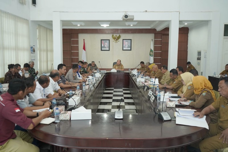 Antisipasi Dampak Persaingan Ekonomi antara Amerika dan China, Bupati Asahan Gelar Rapat Forkopimda