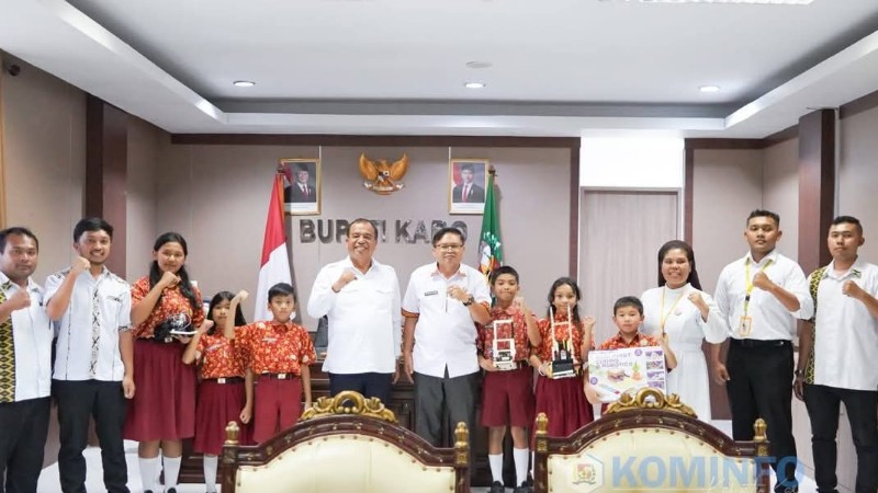 Bupati Karo Berangkatkan Tim Robotik SMP Santa Maria & SD Sint Yosep ke Kompetisi Nasional di Jabar