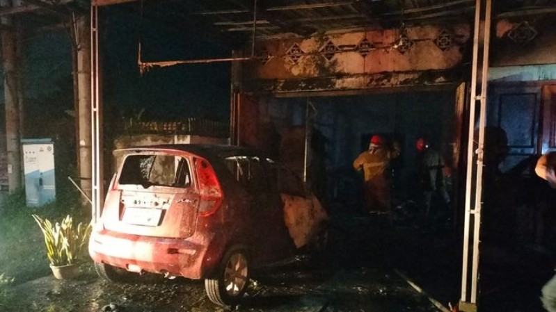 Dua Ruko di Tebing Tinggi Ludes Terbakar, Tumpahan Parfum Laundry Diduga Jadi Pemicu