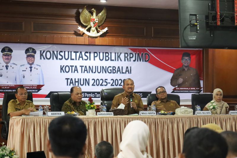 Mahyaruddin Salim Buka Forum Konsultasi Publik RPJMD Kota Tanjungbalai 2025–2029