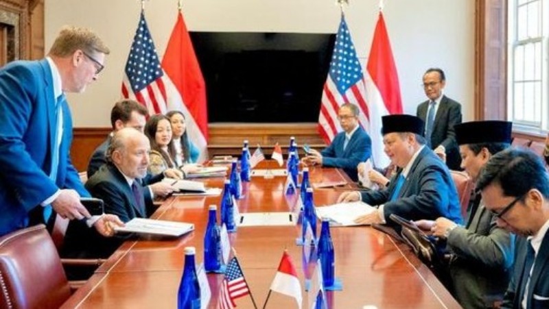 RI-AS Sepakat Tuntaskan Negosiasi Tarif dalam 60 Hari, Airlangga Tawarkan Impor Energi dan Produk Agrikultur