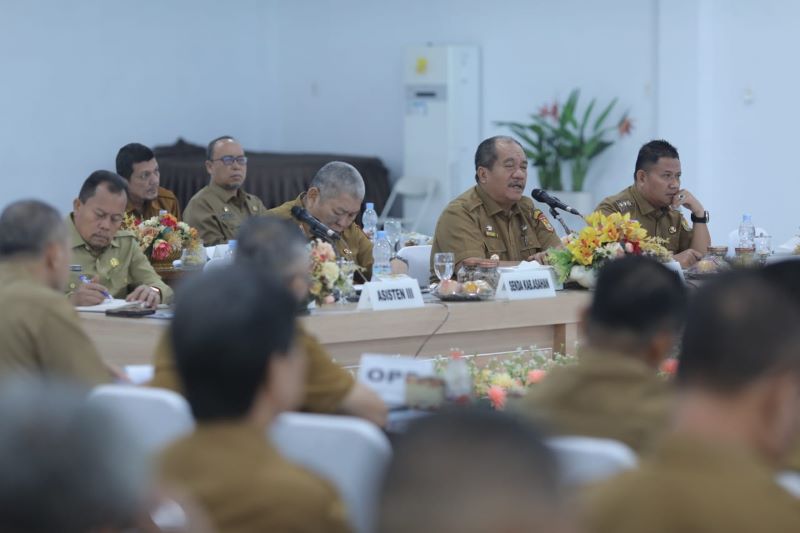 Upaya Wujudkan Peningkatan Kinerja Pemerintah Demi Kesejahteraan Masyarakat, Bupati Asahan Gelar Rakorpem