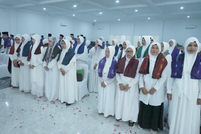 50 Calon Jamaah Haji Dari Anggota KORPRI Kabupaten Asahan di Upah-upah