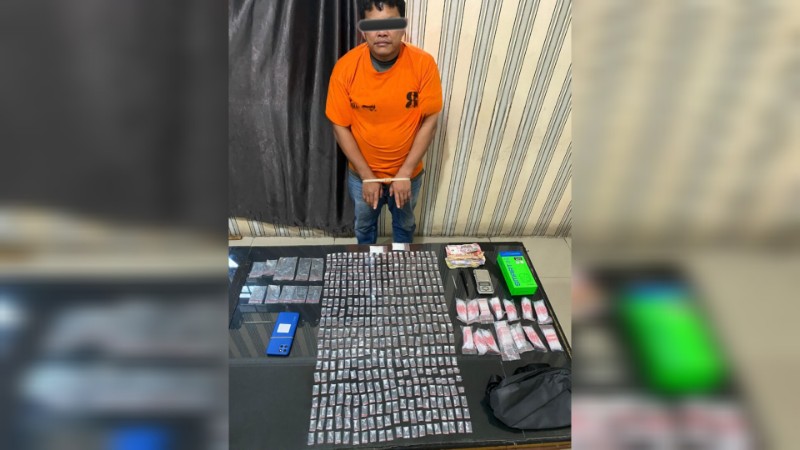 Digrebek, Simpan Sabu 382 Paket, IT Warga Kecamatan Lau Baleng Terancam 20 Tahun