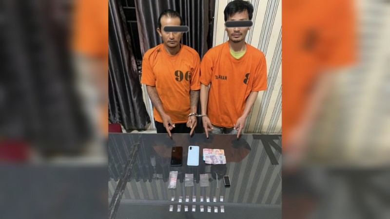 Dua Pengedar Sabu Di Tangkap Tim Opsnal Polres Karo Di Tiga Panah