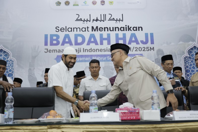 Jemaah Calon Haji Aceh Kloter Pertama Berangkat, Gubernur Ingatkan Jemaah Ikhlas dan Sabar