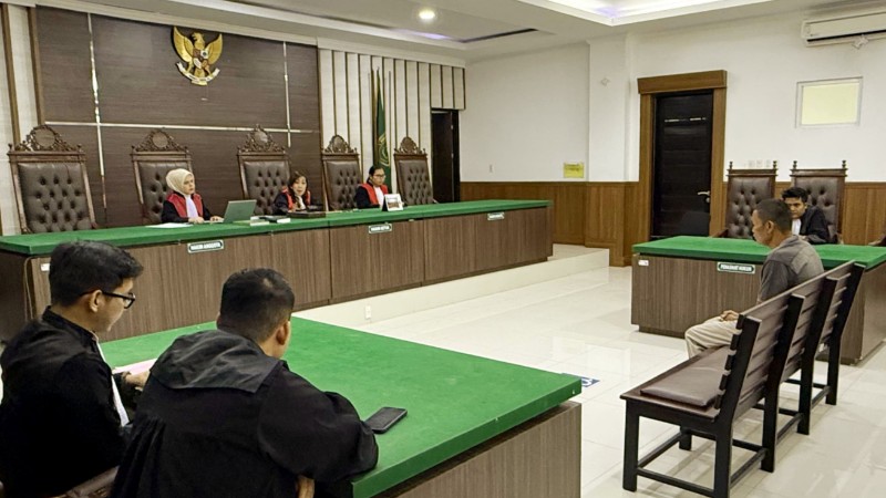 PN Sei Rampah Vonis Agus Herbin Tambun Penjara Seumur Hidup, Bunuh Istri saat Live Karaoke di Facebook