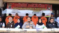 Polres Asahan Ungkap Tiga Kasus Peredaran Narkoba, Lima Tersangka Diamankan
