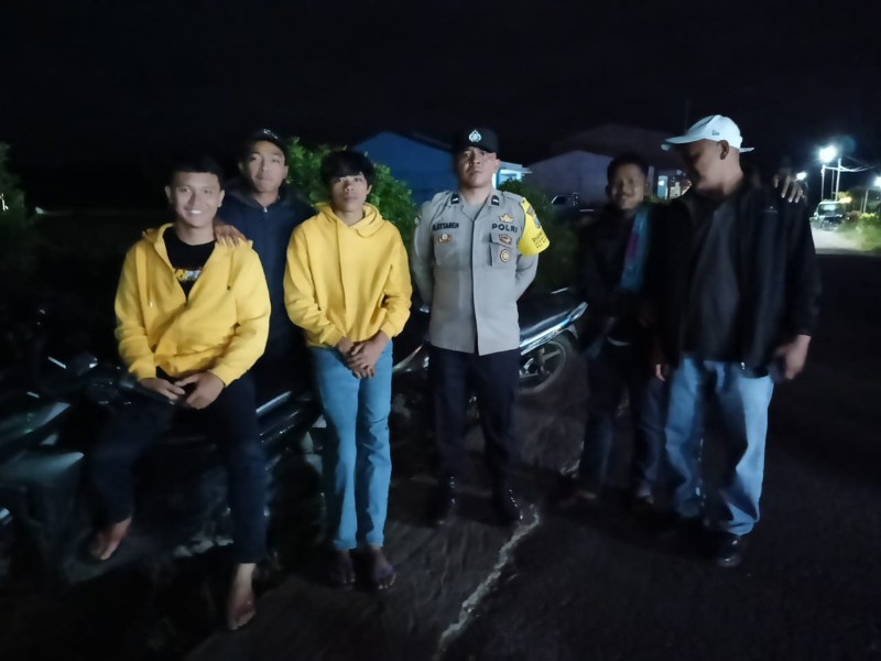 Polsek Barus Jahe Patroli Blue Light, Cipta Kondisi Aman