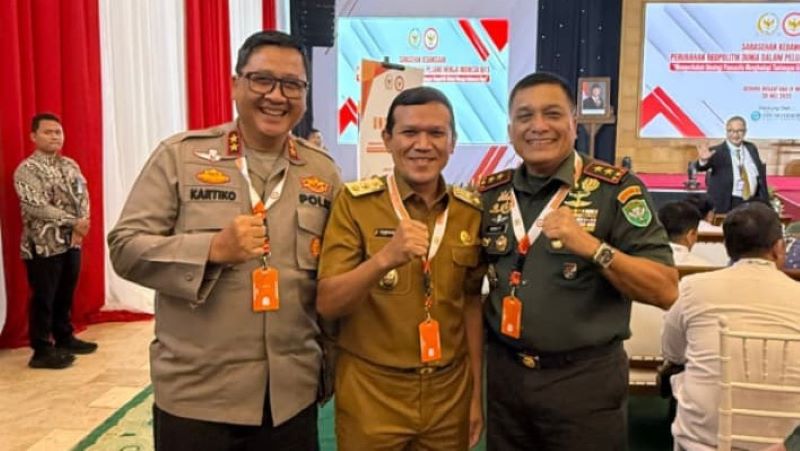 Wagub Bersama Pangdam IM dan Kapolda Aceh Kompak Hadiri Sarasehan Kebangsaan