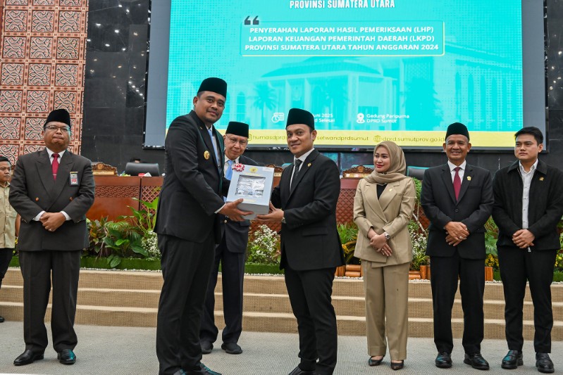 Pemprov Sumut Raih Opini WTP ke-11 Kalinya dari BPK RI, Gubernur Bobby Nasution Ingatkan OPD dan DPRD
