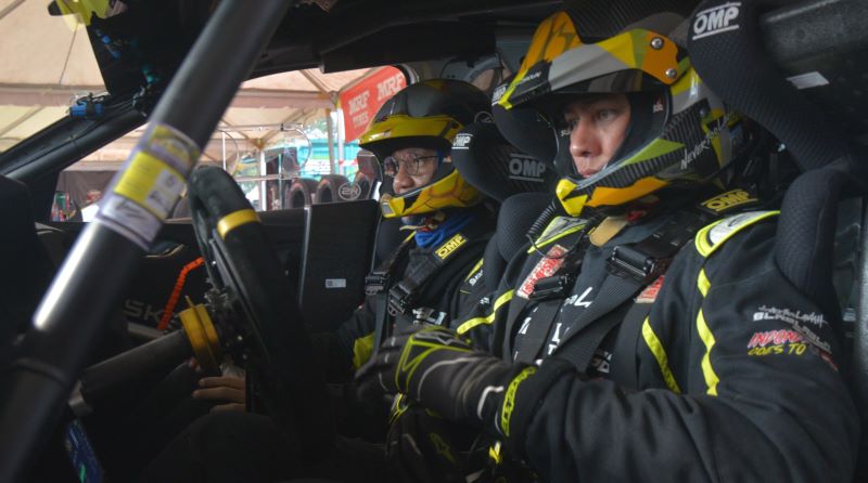Ijeck dengan Skoda Fabia RS Rally 2 Geser Toyota Gazoo Racing di Spesial Stage 6