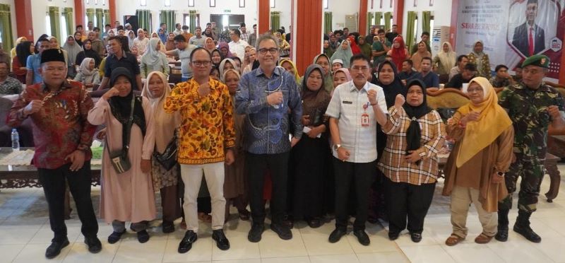 Dorong Penguatan Gizi, Tim Sosialisasi Program Makan Bergizi Gratis Hadir di Padanglawas Utara
