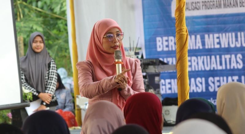 Tim Sosialisasi Program MBG Hadir di Desa Bela Rakyat Kabupaten Langkat