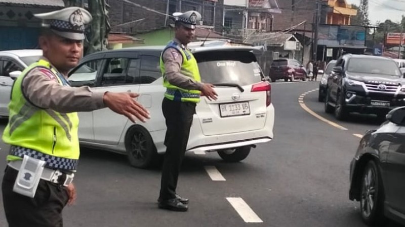 Antisipasi Kemacetan, Satlantas Tempatkan Personil di Sejumlah Titik Rawan