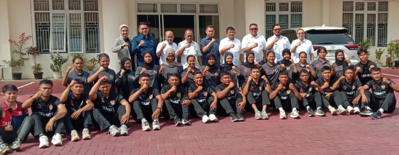 KONI Sumut Lepas Atlet Cricket Menuju Kejurnas di Bali