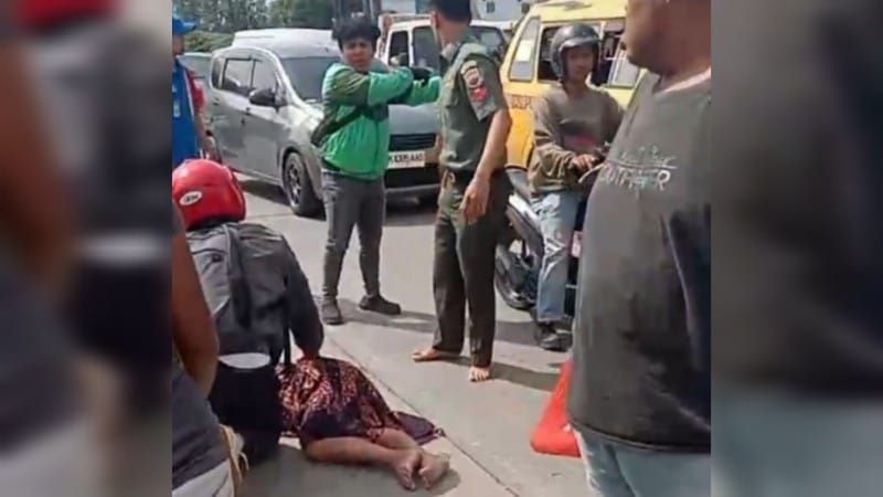 Diduga Personil PJR Ditlantas Polda Sumut Ugal-ugalan, Seorang Wanita Tua Harus Dilarikan Ke Rumah Sakit