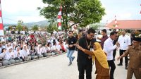 Gubernur Sumut Bersama Ketua PKK Tinjau Fasilitas SMA Negeri 1 Salak