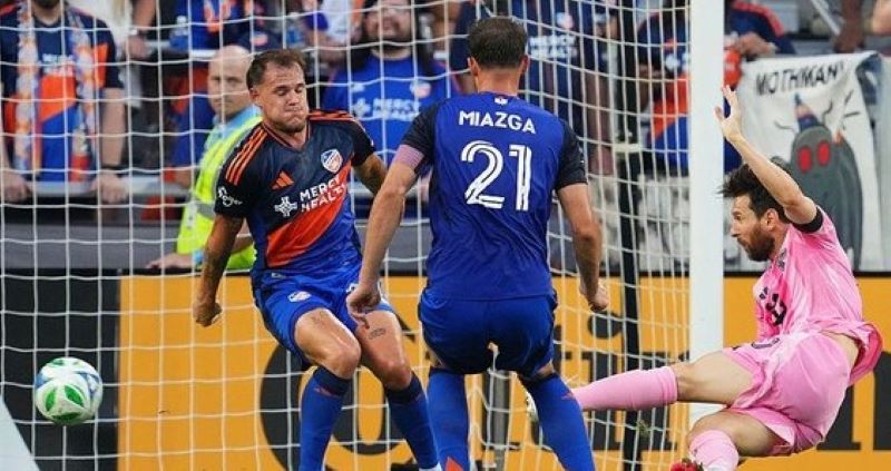 Inter Miami Dibantai FC Cincinnati 3-0, Lionel Messi Mandul dan Rentetan Brace Terhenti
