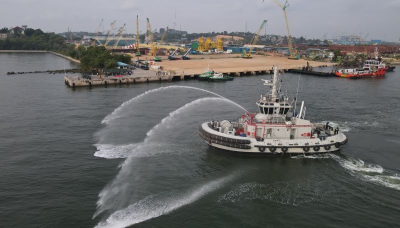 Kapal Tunda TD Daik Resmi Perkuat Lantamal IV Batam
