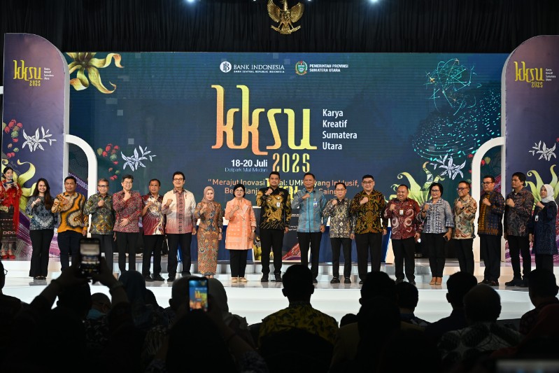 Pembukaan KKSU 2025, Gubernur Sumut Sebut Masih Perlu Kerja Keras Tingkatkan Level UMKM Sumut