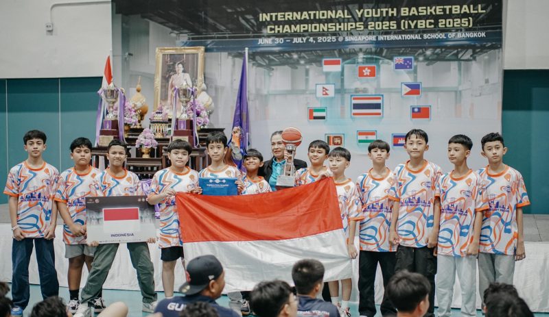 Akademi Basket Medan Raih Peringkat Dua International Youth di Thailand
