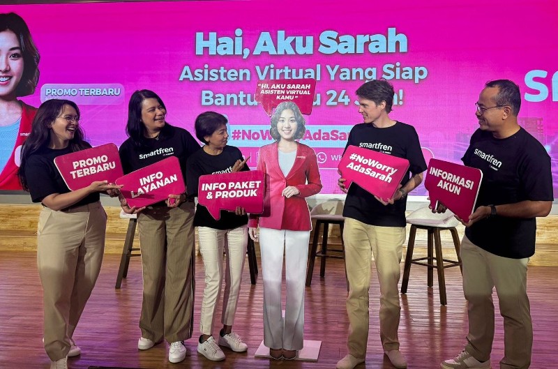 Smartfren Luncurkan “Sarah”, Asisten Virtual AI 24/7: Tingkatkan Pengalaman Pelanggan Digital Tanpa Batas