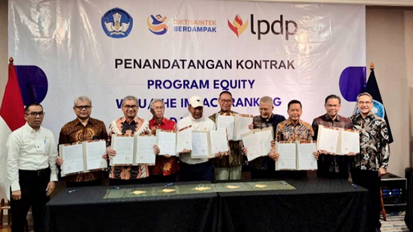 Tingkatkan Kualitas Riset dan Reputasi Akademik, USU Tandatangani Program Equity 2025