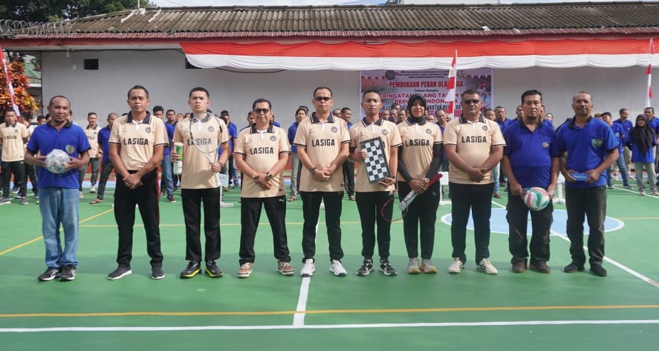 Semarak HUT RI ke-80, Lapas Kelas IIA Sibolga Gelar Pekan Olahraga Meriah dan Penuh Semangat