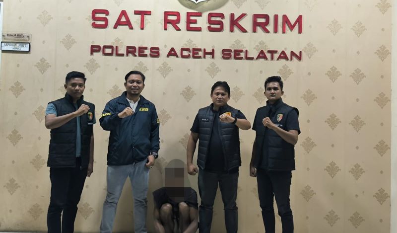 Kurang dari Tiga Jam, Sat Reskrim Polres Aceh Selatan Bekuk Pelaku Pembunuhan Bayi 8 Bulan