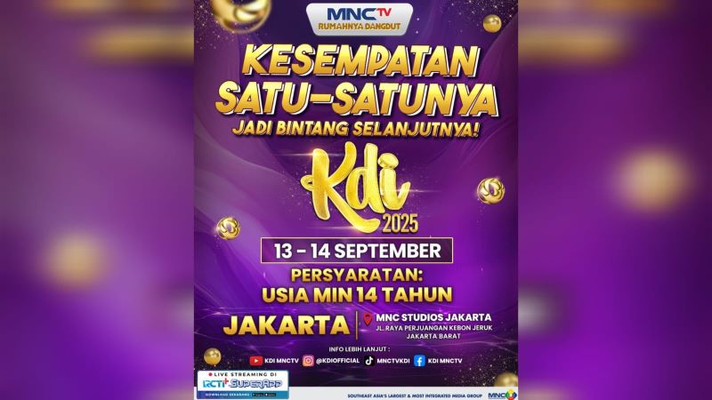 Audisi KDI 2025 Jakarta: Kesempatan Satu-Satunya Jadi Bintang Dangdut Selanjutnya!