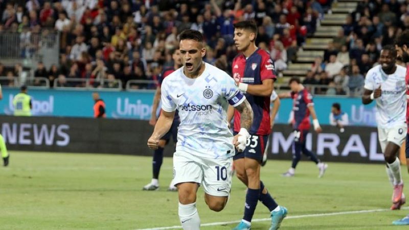 Hasil Cagliari vs Inter Milan: Lautaro Bersinar, Esposito Cetak Gol Debut, Nerazzurri Menang 2-0