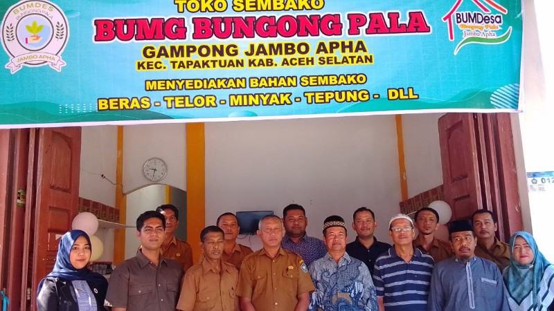 BUMG Bungong Pala Gampong Jambo Apha Resmi Beroperasi