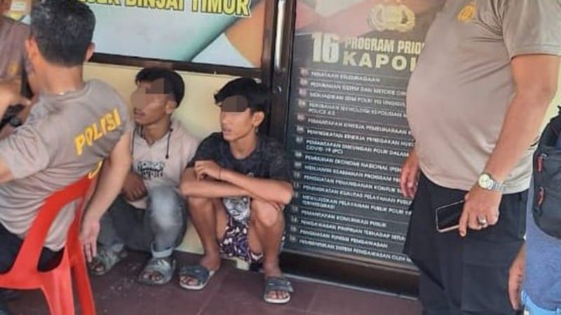 Maling Rel Bekas: Dua Remaja di Binjai Diamankan KAI Divre I Sumut, Seorang Melarikan Diri