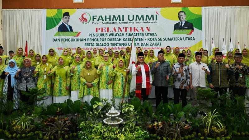 Pelantikan Fahmi Ummi Sumut: Wagub Surya Harap Sinergi Semakin Kuat