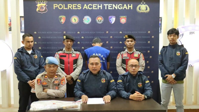 Polres Aceh Tengah Tangkap Reje Kampung Akibat Rusak Kawasan Hutan Lindung Bur Kelieten
