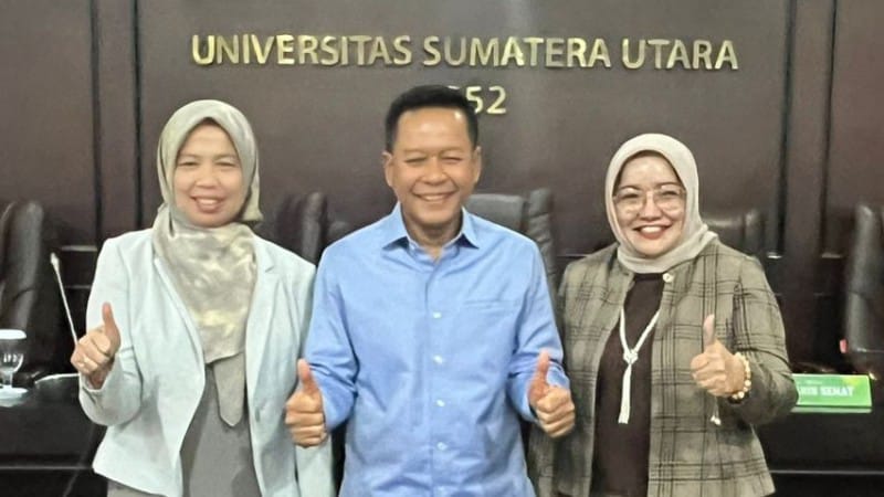 Hasil Voting Senat Akademik: Ini 3 Calon Rektor USU 2026-2031 dengan Suara Terbanyak