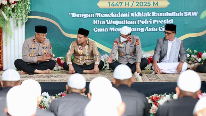 Wagub Fadhlullah Hadiri Peringatan Maulid di Polda Aceh