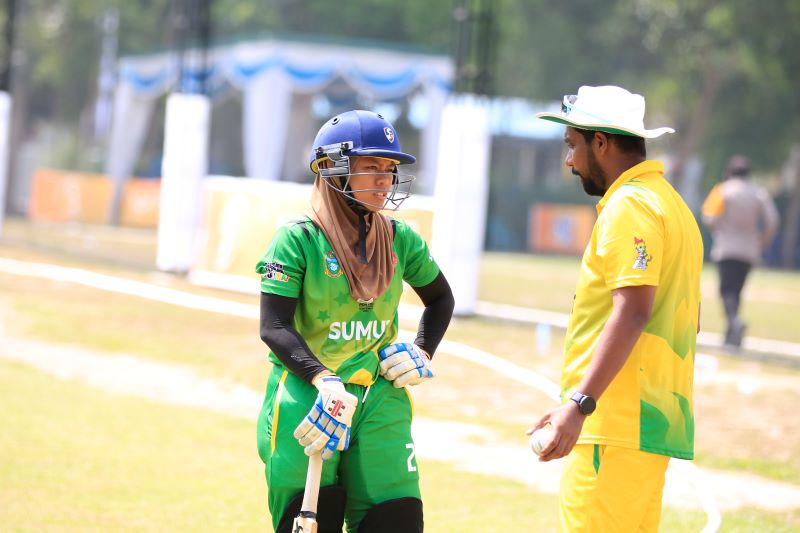 Lia Fitriani Azzahra Bawa Cricket Sumut Raih Emas di PON XXI, Kalahkan Timnas Bali dengan Dramatis