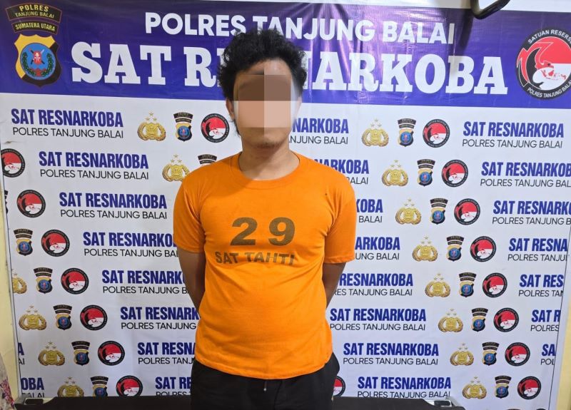 Gagalkan Transaksi Ekstasi di Kafe, Satresnarkoba Tanjungbalai Ciduk Seorang Pria di TKP