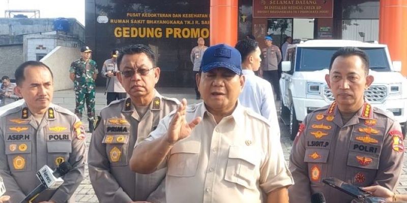 Presiden Prabowo Jenguk Korban Kericuhan Demo