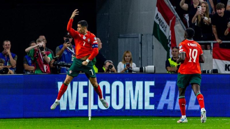 Cristiano Ronaldo Samai Rekor Gol Terbanyak di Kualifikasi Piala Dunia Usai Jebol Gawang Hongaria