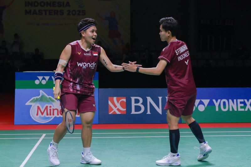 Apriyani Rahayu/Siti Fadia Silvia Tantang Ganda Jepang di Semifinal Wondr by BNI Indonesia Masters 2025