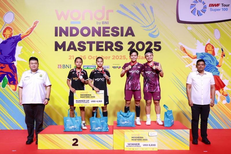 Indonesia Sapu Bersih Empat Gelar di Wondr by BNI Indonesia Masters 2025 Medan